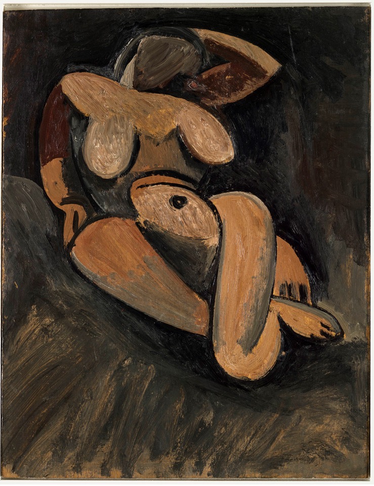 Un nu, de Picasso (en perspective matissienne ; ou autres ?) - ARTICLE