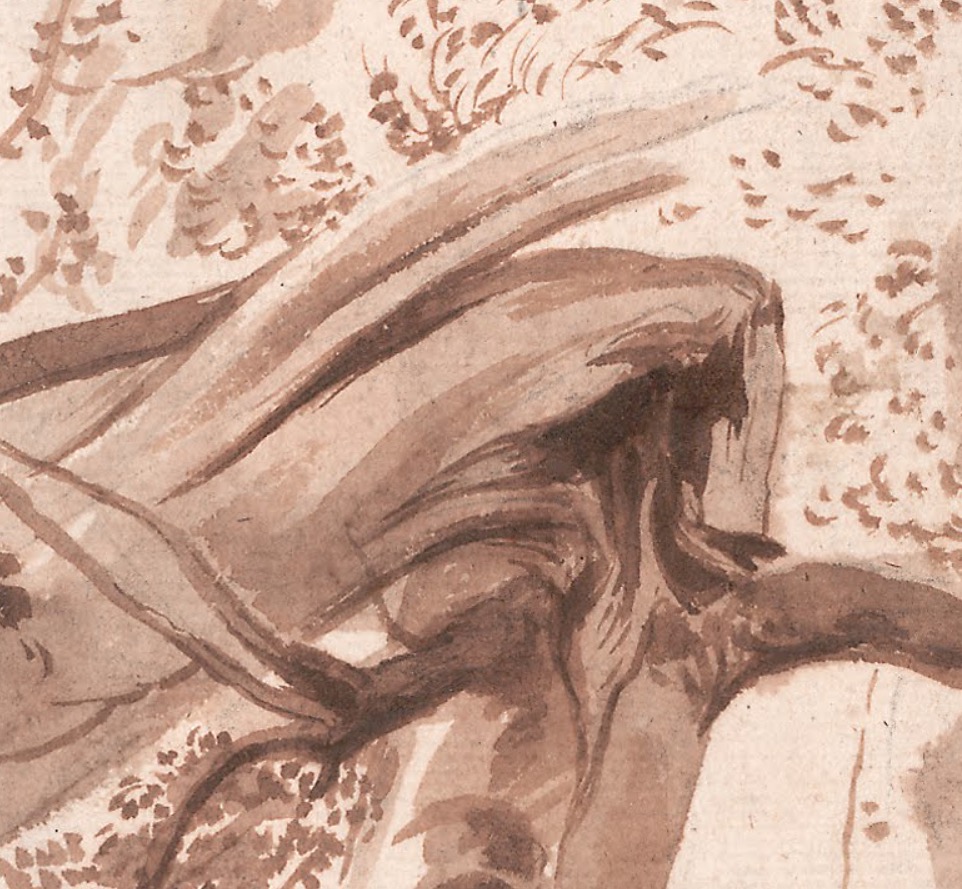 Sur un dessin de N. Poussin (via W.H. Jackson)